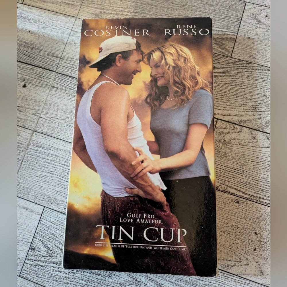 Tin Cup Movie VHS Tape